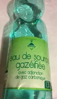 Eau de source gazéifiée avec adjonction de gaz carbonique