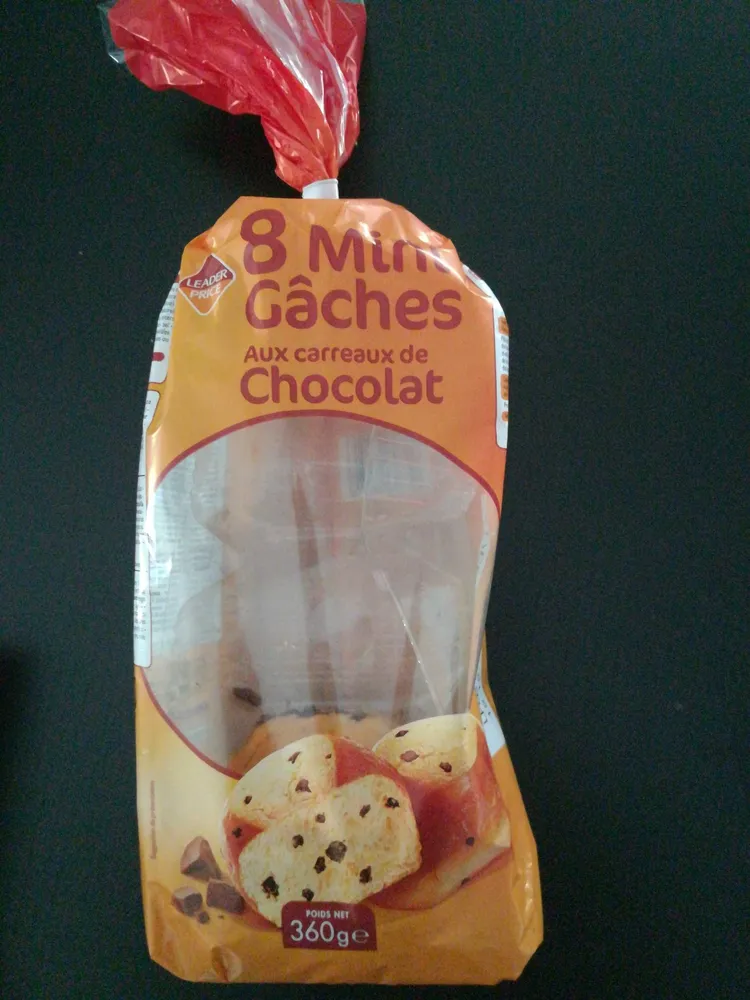 Mini Gâches aux Carreaux de Chocolat