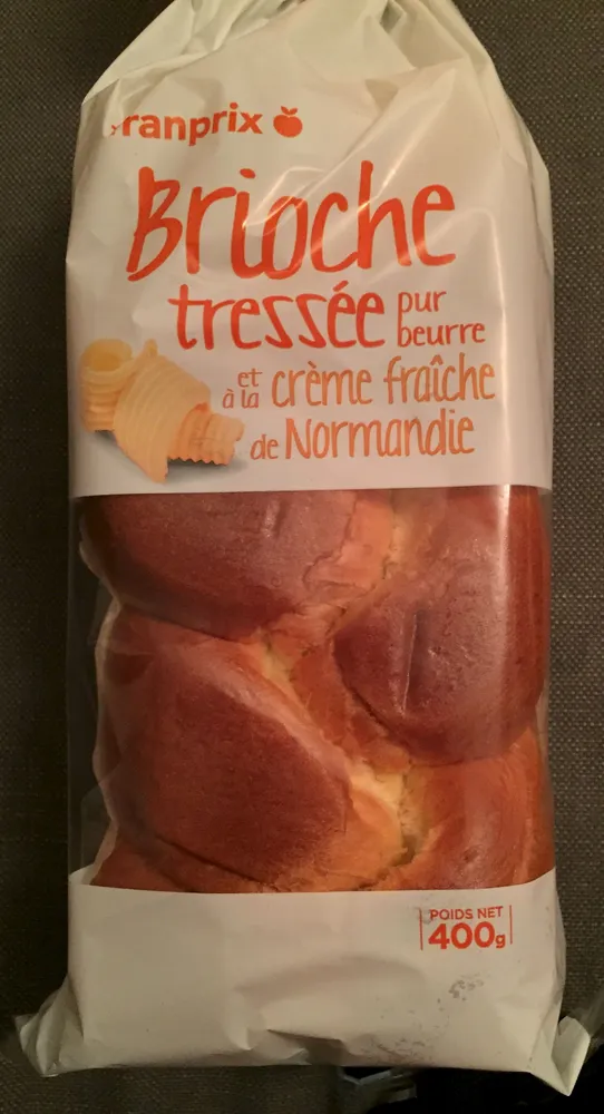 Brioche Tressée Pur Beurre et à la Crème Fraîche de Normandie