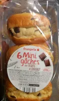 6 mini gâches aux éclats de chocolat