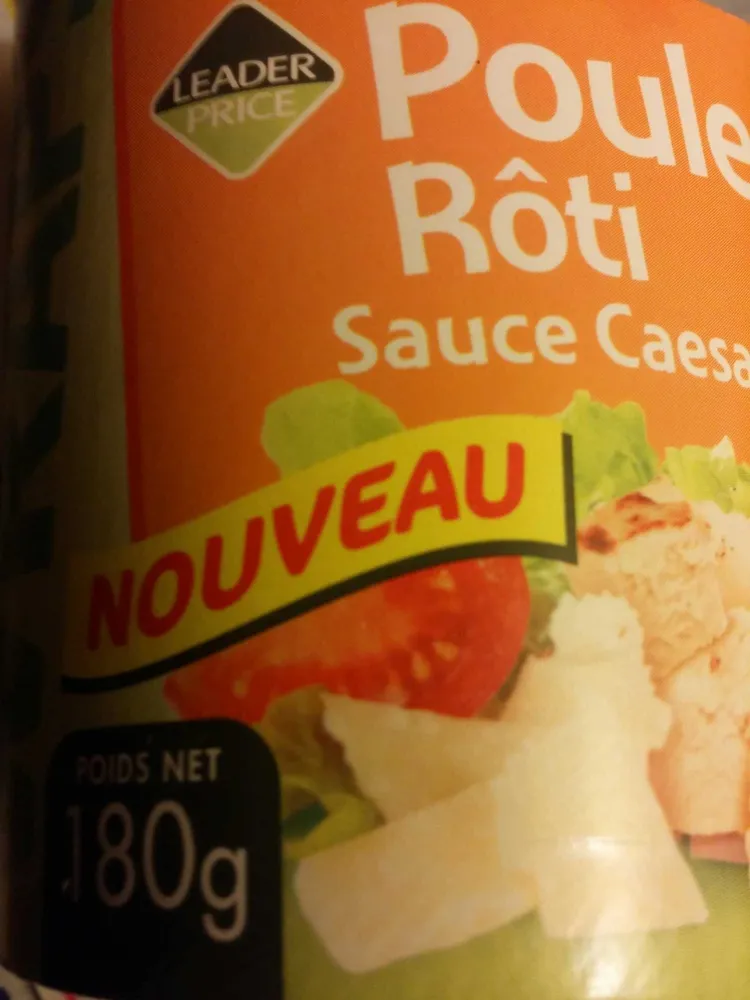 Poulet rôti sauce Caesar