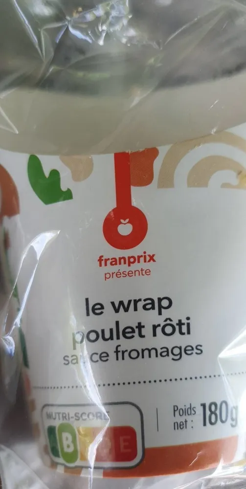 Wrap poulet rôti