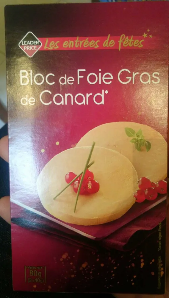 Bloc de foie gras de Canard