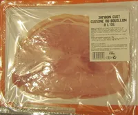 Jambon cuit cuisiné au bouillon à l'os