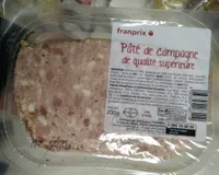 Pâte de campagne de qualité supérieure