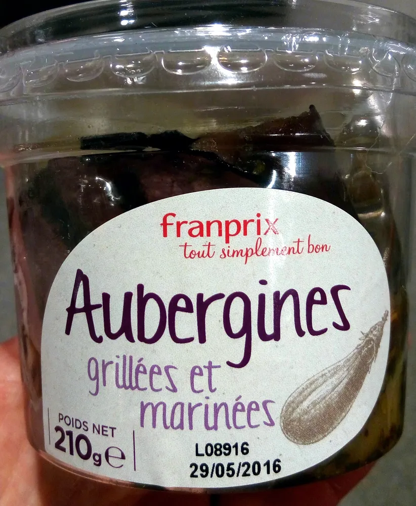 Aubergines Grillées et Marinées
