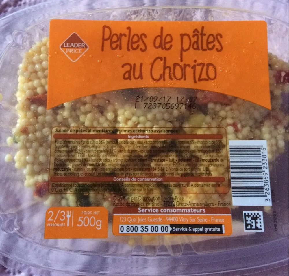 Salade de Pâtes au Chorizo