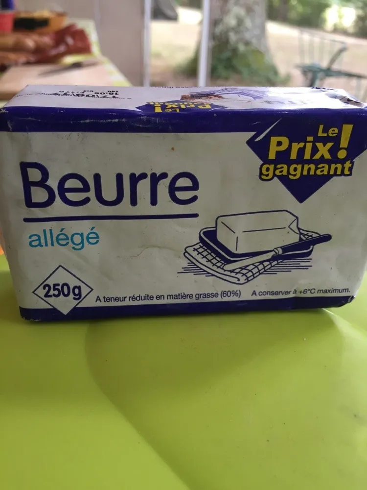 Beurre allégé