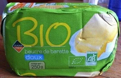 Beurre de baratte doux Bio (82 % MG)