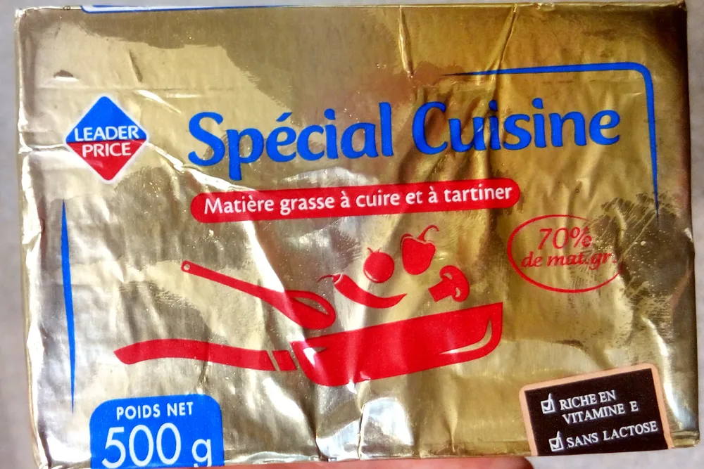 Matière grasse à cuire et à tartiner spécial cuisine (70 % MG)