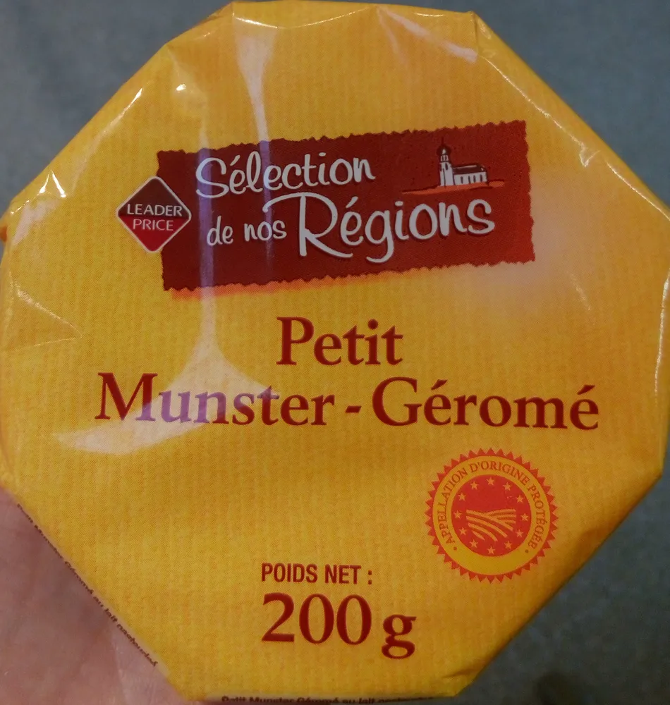 Sélection de nos Régions - Petit Munster Géromé