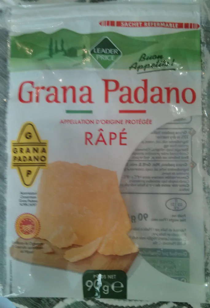 Grana Padano AOP râpé (28% MG)