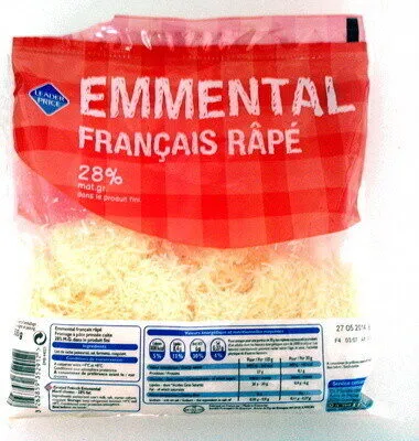 Emmental Français Râpé (28 % MG)