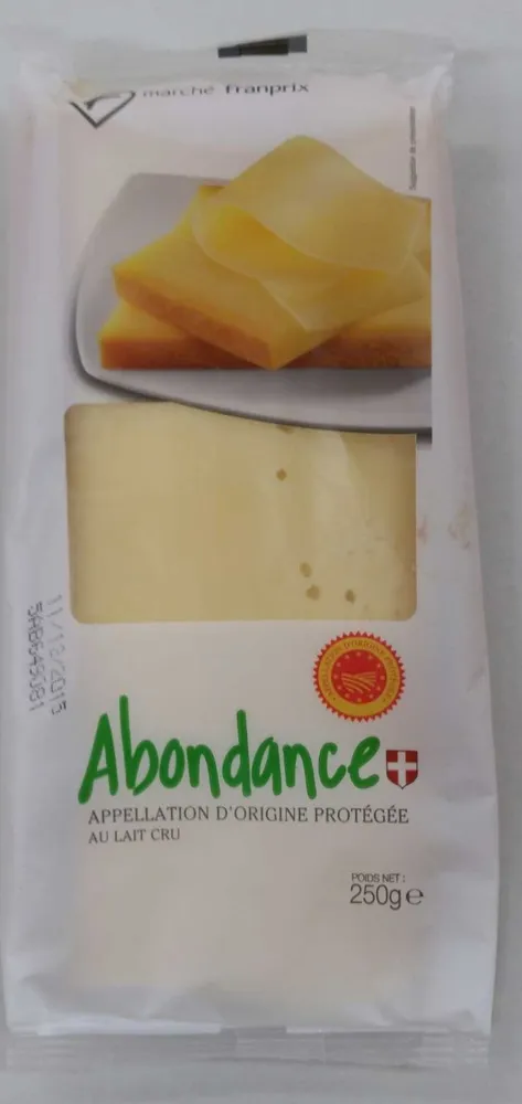 Abondance au lait cru