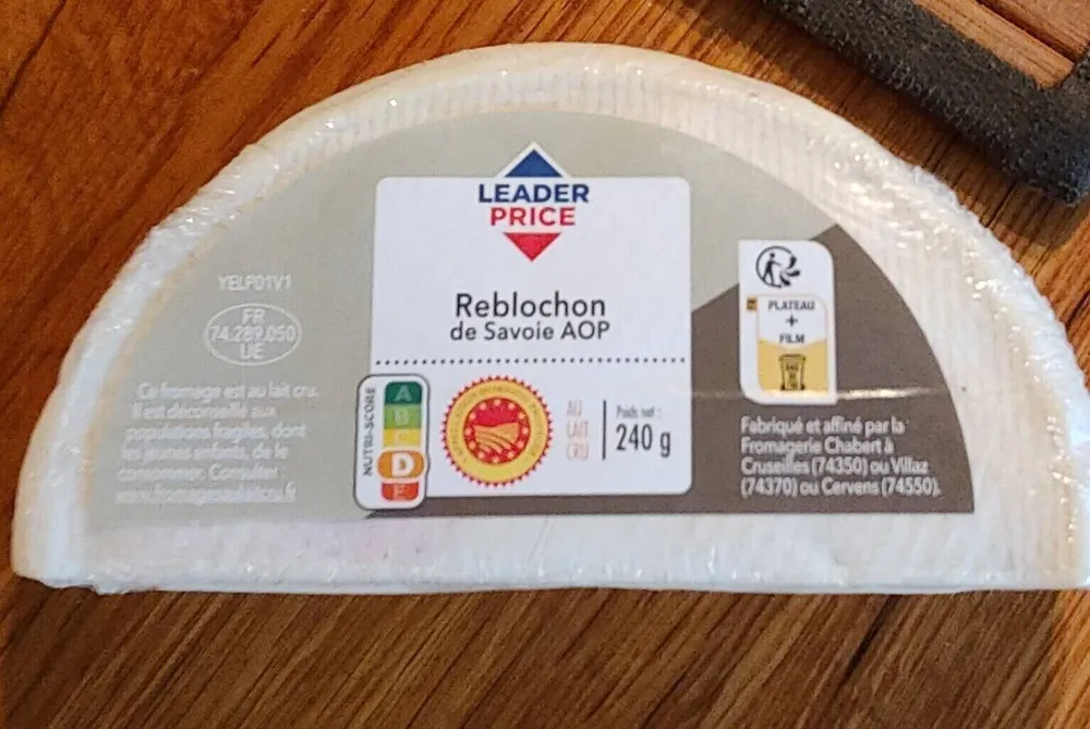 Reblochon de savoie AOP