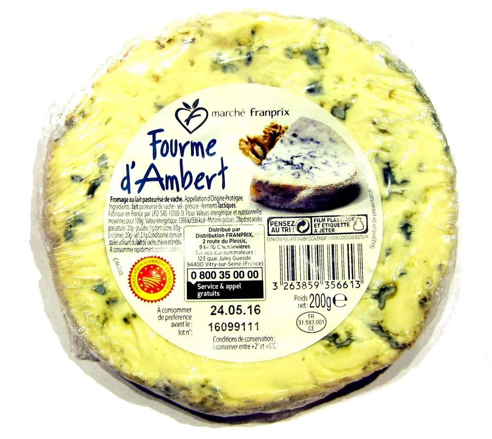 Fourme d'Ambert AOP