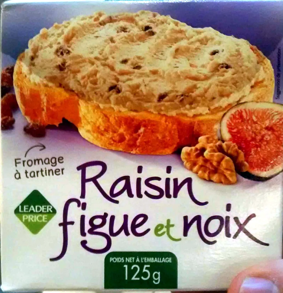 Fromage à tartiner - Raisin, figue et noix (27,9 % MG)
