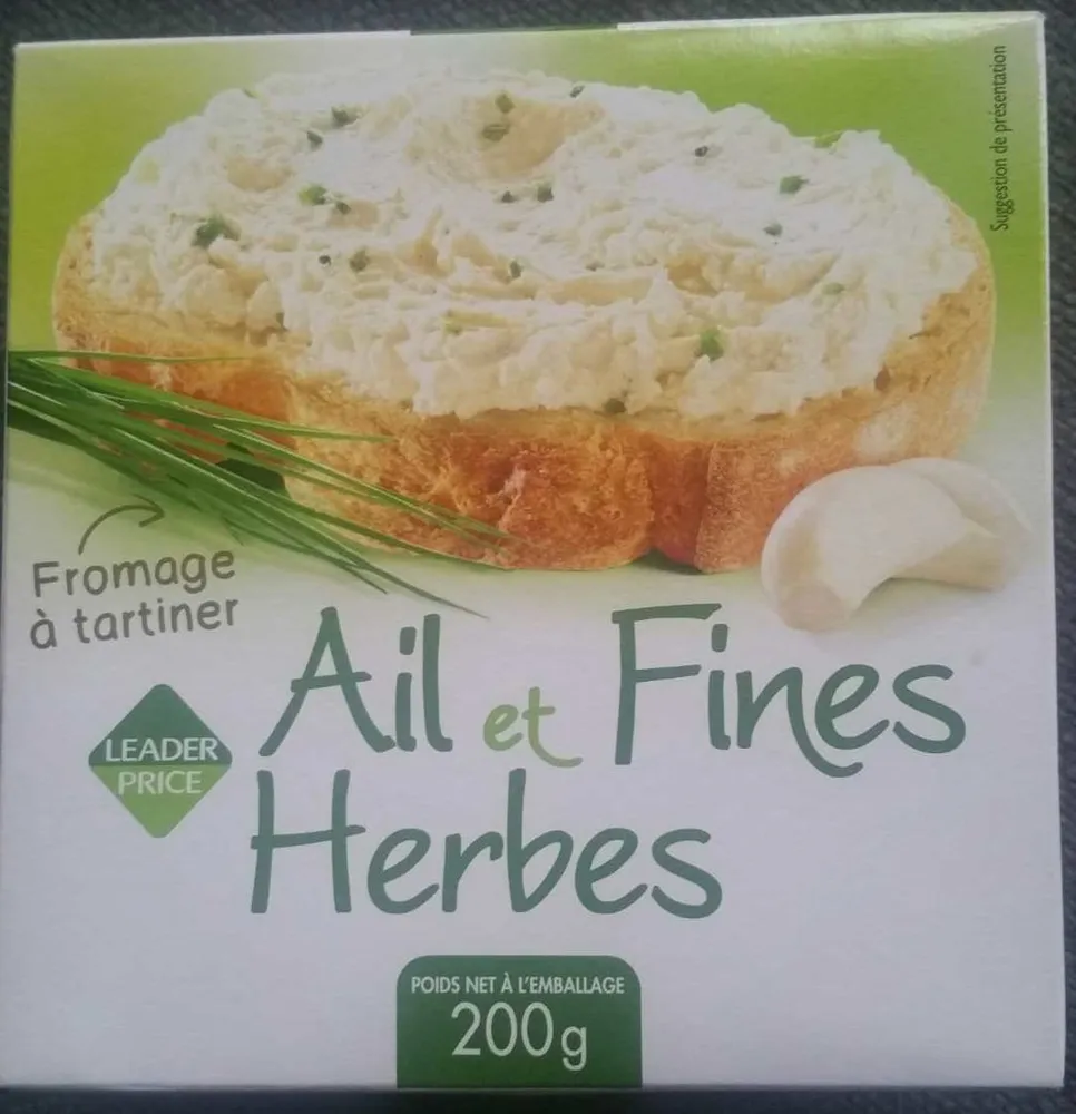 Fromage à tartiner à l'ail & fines herbes