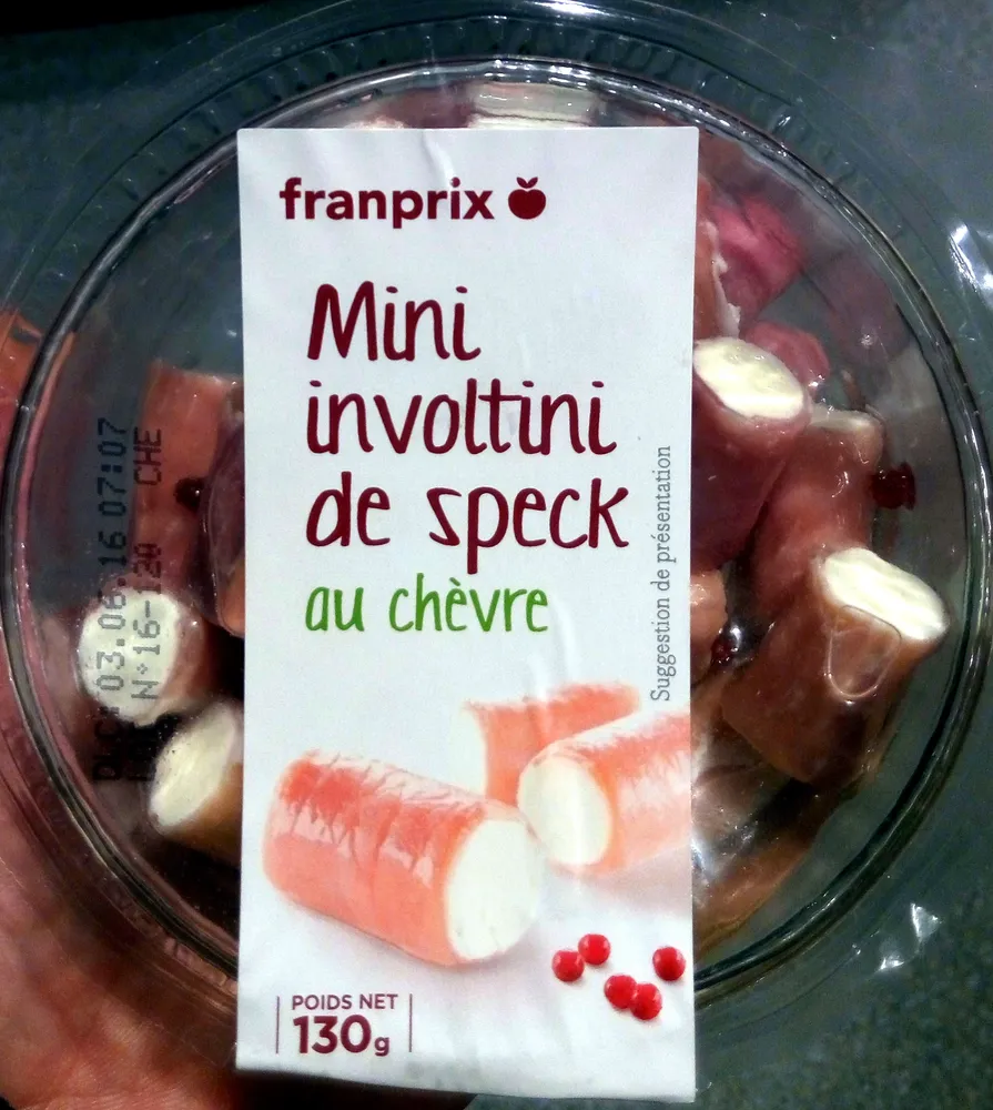 Mini Involtini de speck au chèvre