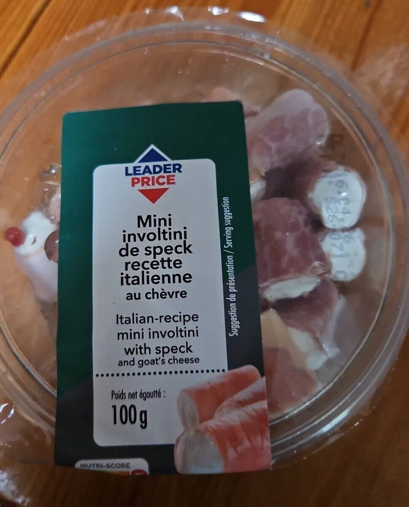 Mini involtini de speck recette italienne au chèvre