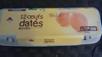 12 Oeufs Datés du Jour de Ponte moyen