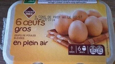 Gros oeufs plein air