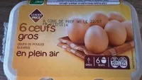 Gros oeufs plein air