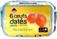 Oeufs datés du jour de ponte (x 6) Calibre Gros