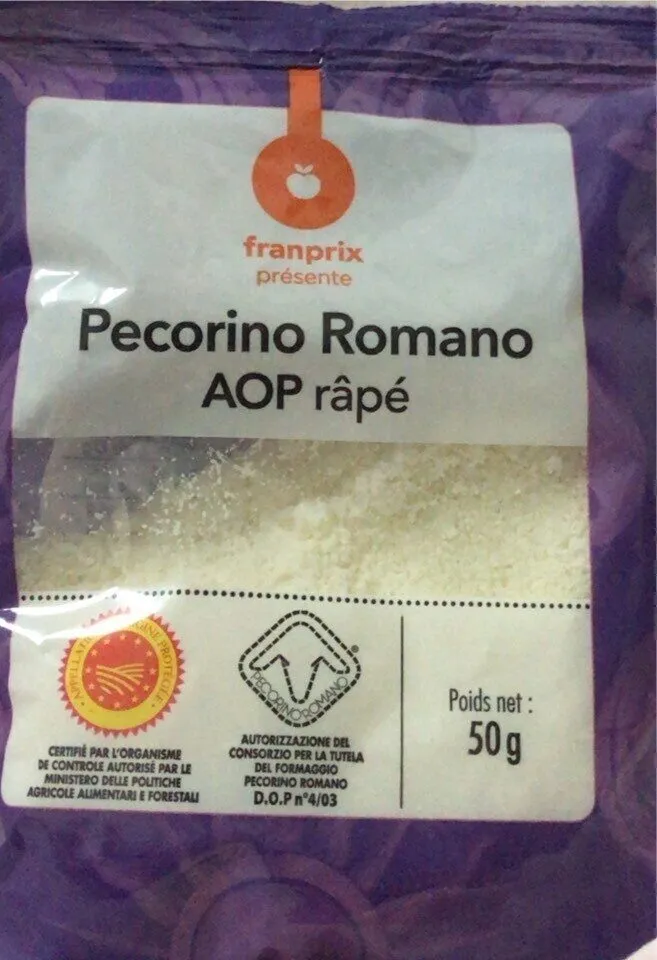 Pecorino Romano AOP râpé