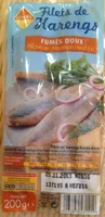 Filets de harengs fumés doux