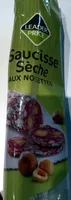 Saucisse sèche aux noisettes