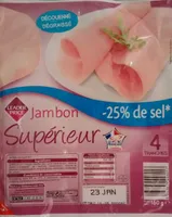 Jambon supérieur découenné dégraissé -25 % de sel