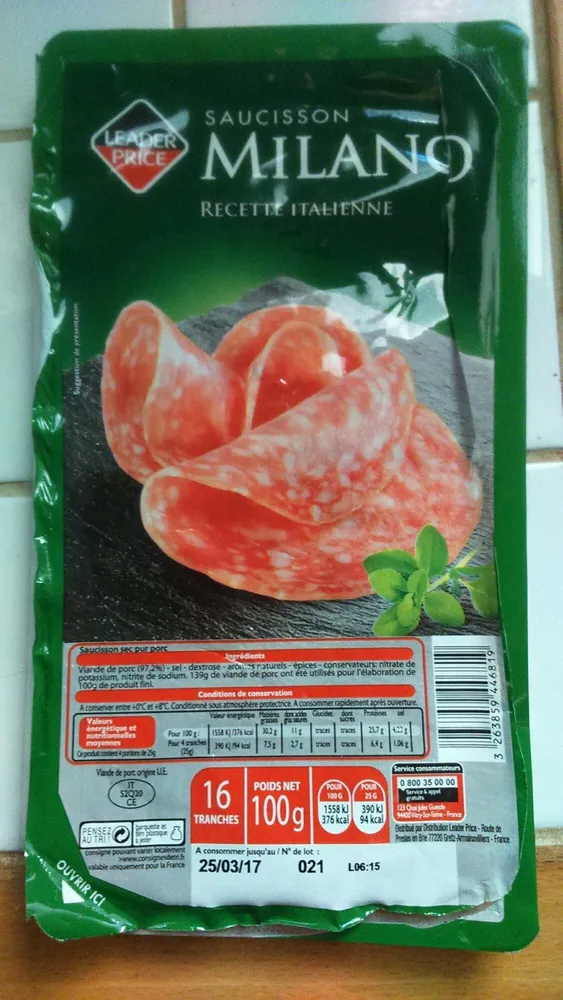 Saucisson Milano