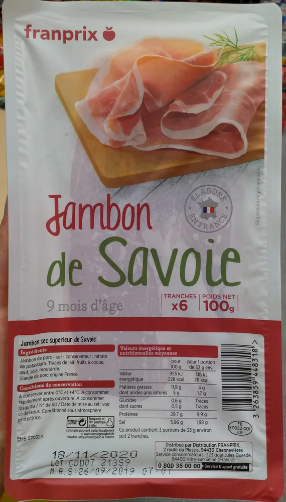 Jambon de Savoie