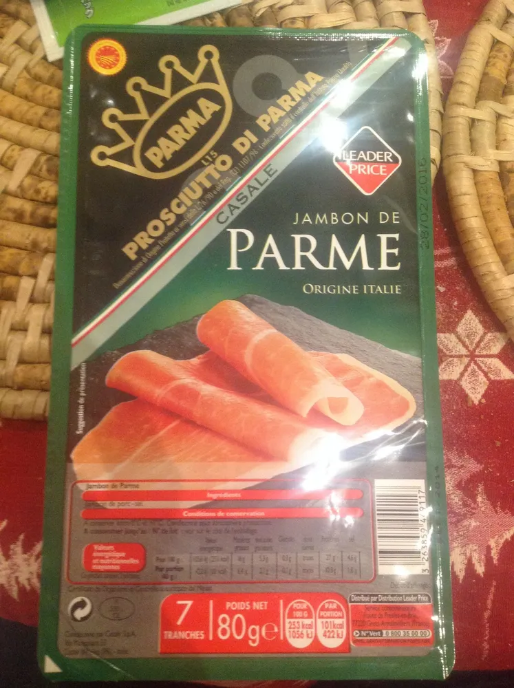 Jambon de parme