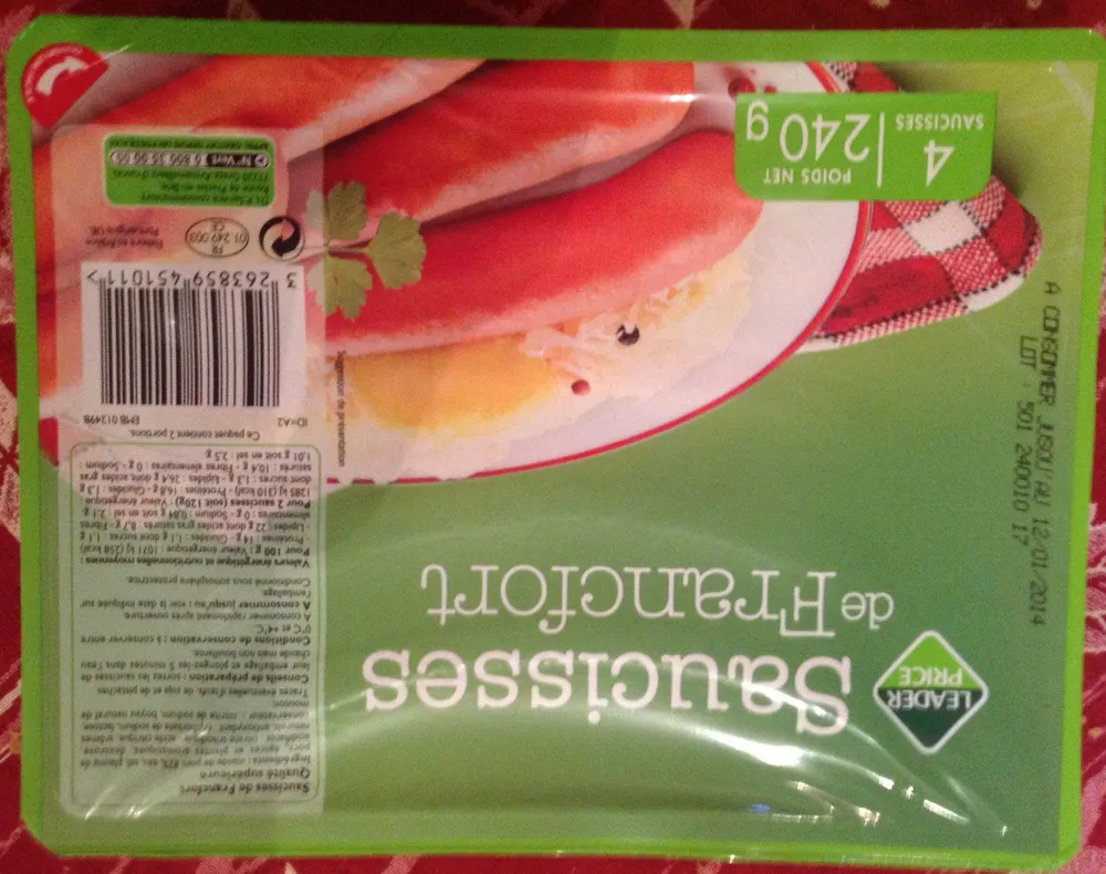 Saucisses de Francfort