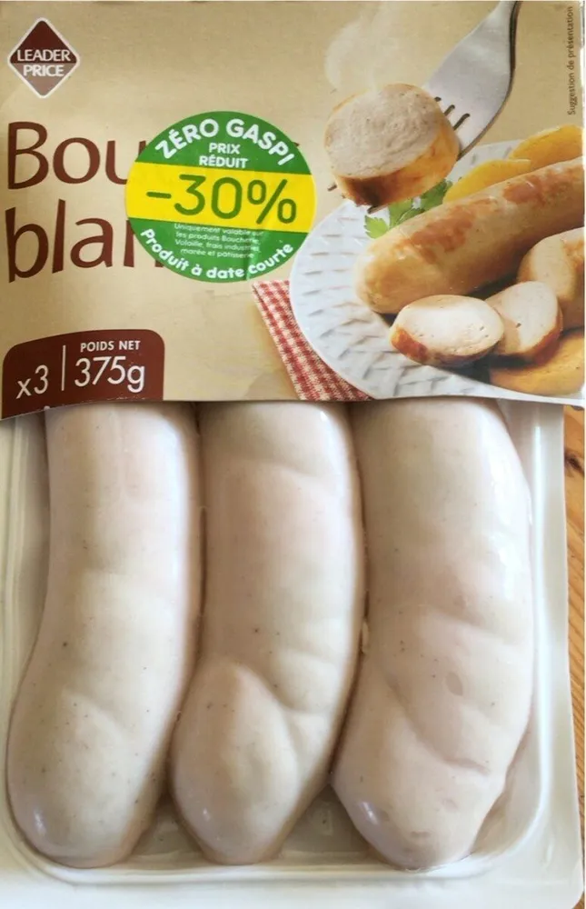 Boudins blancs x3