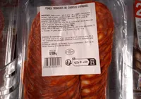 Fines tranches de chorizo espagnole