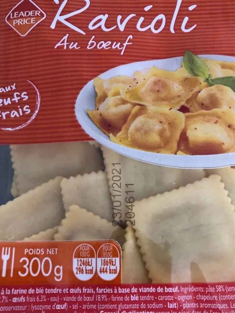Ravioli au boeuf