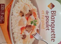 Blanquette de poulet et riz pilaf