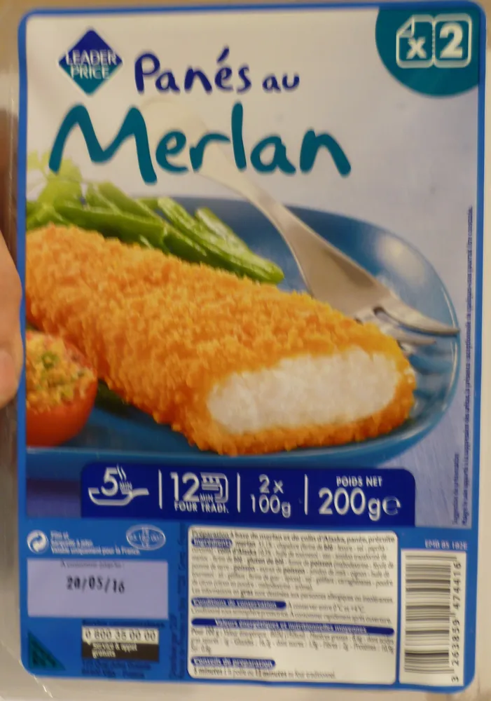Panés au merlan