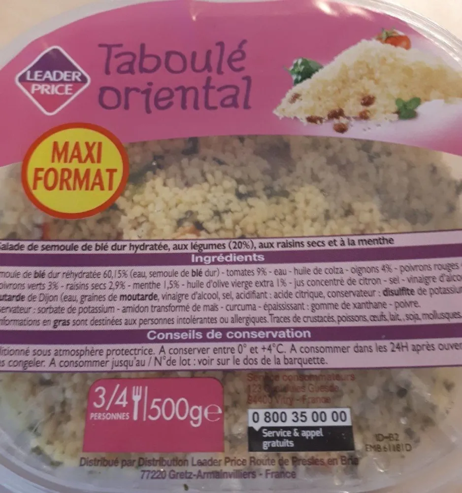 Taboulé oriental