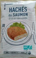 Haché au saumon et à la ciboulette