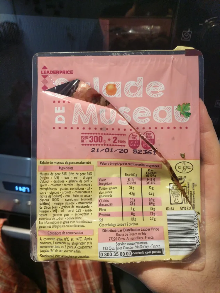 Salade de museau
