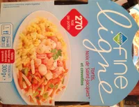Tortis, Noix de Saint-Jacques* et crevettes