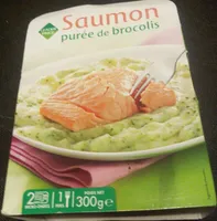 Saumon purée de brocolis