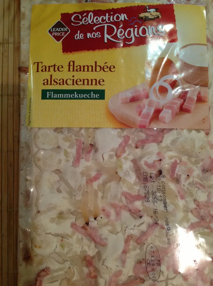 Tarte flambee alsacienne
