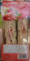 Pain de mie complet Jambon Emmental Crudités