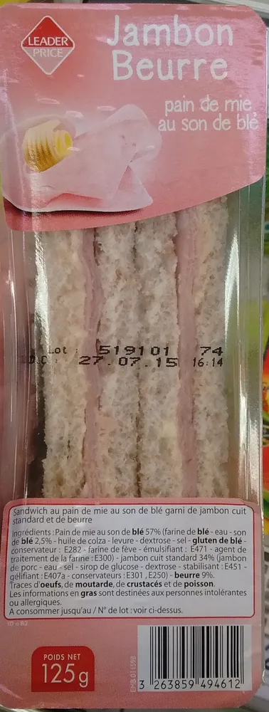 Jambon Beurre