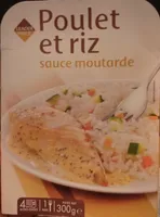 Poulet et riz sauce moutarde